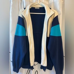 Retro FootLocker Zip-Up Sweater